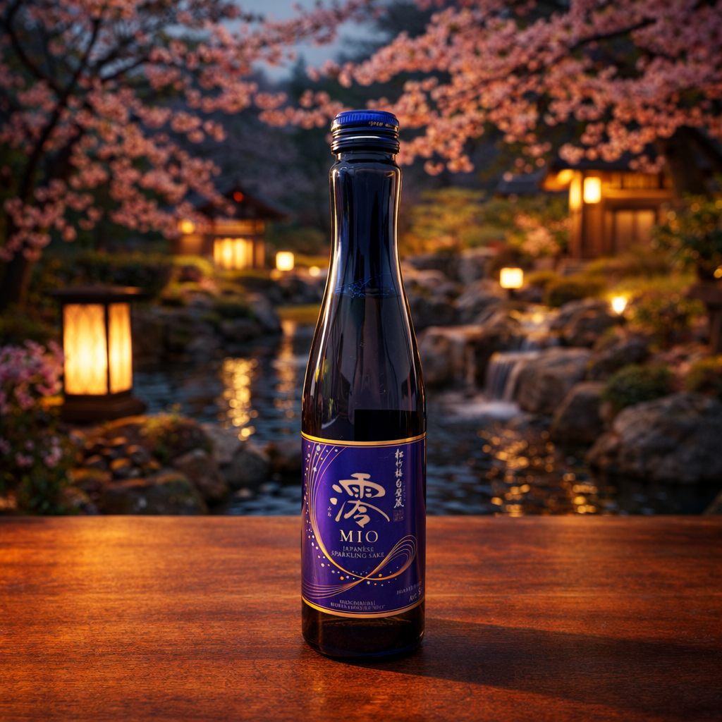 MIO スパークリング日本酒（日本産）– 微発泡 – 300ml・アルコール5%