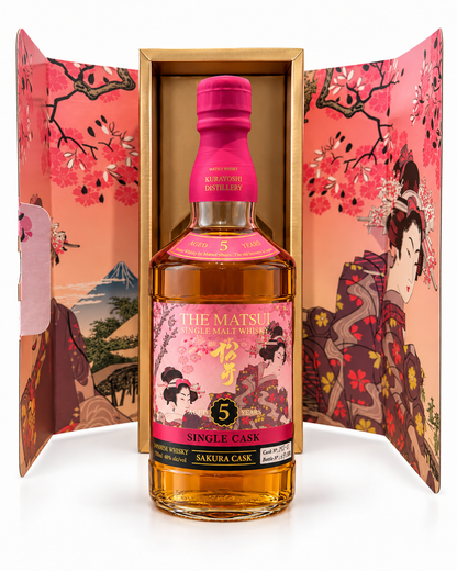 The Matsui Sakura Single Cask 5 Jahre Single Malt Japanese Whisky 0,7l 48% Vol.