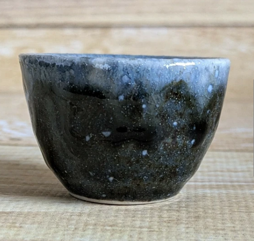 Sake Set - Karaffe und Becher - navy blue