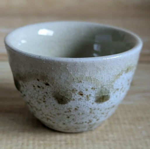 Sake Set - Karaffe und Becher - white sandy