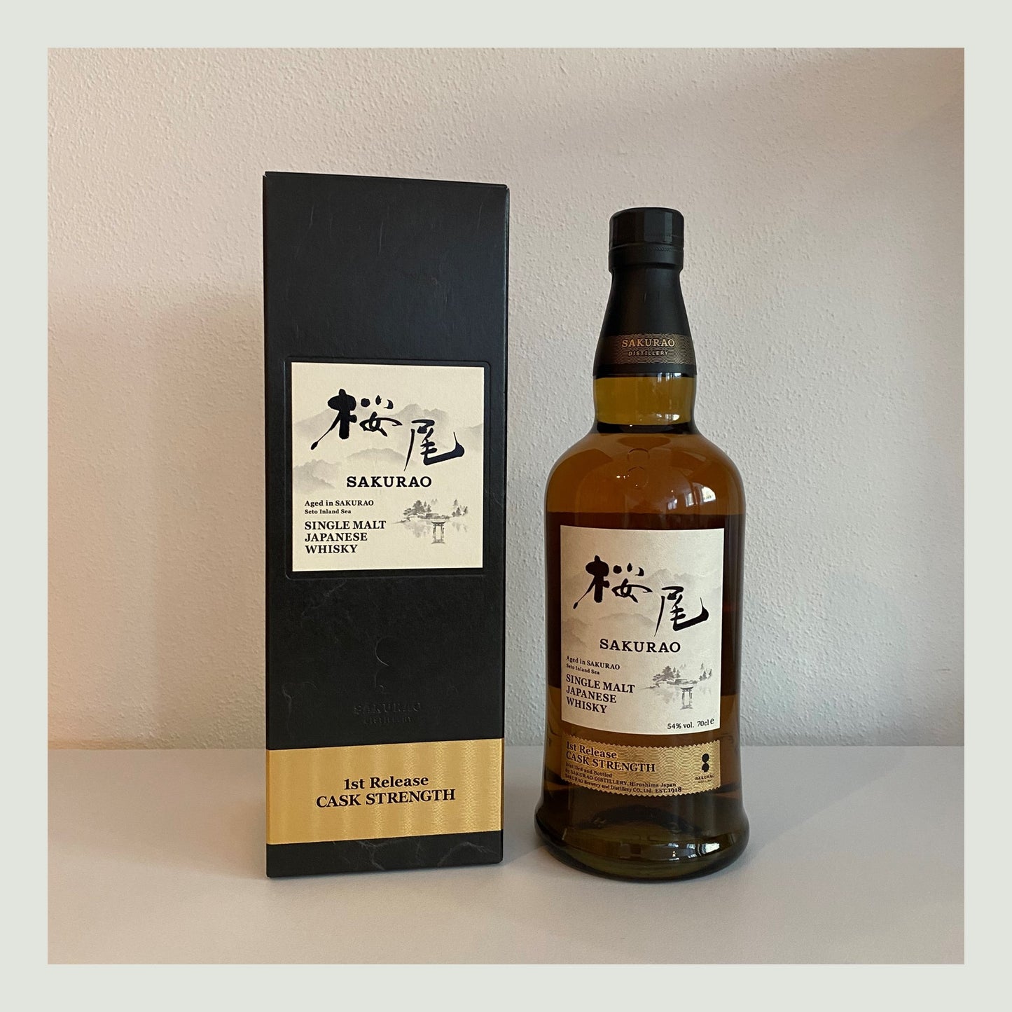 Sakurao 1st Release Cask Strength - Limited Edition - 54% vol. 0,7l
