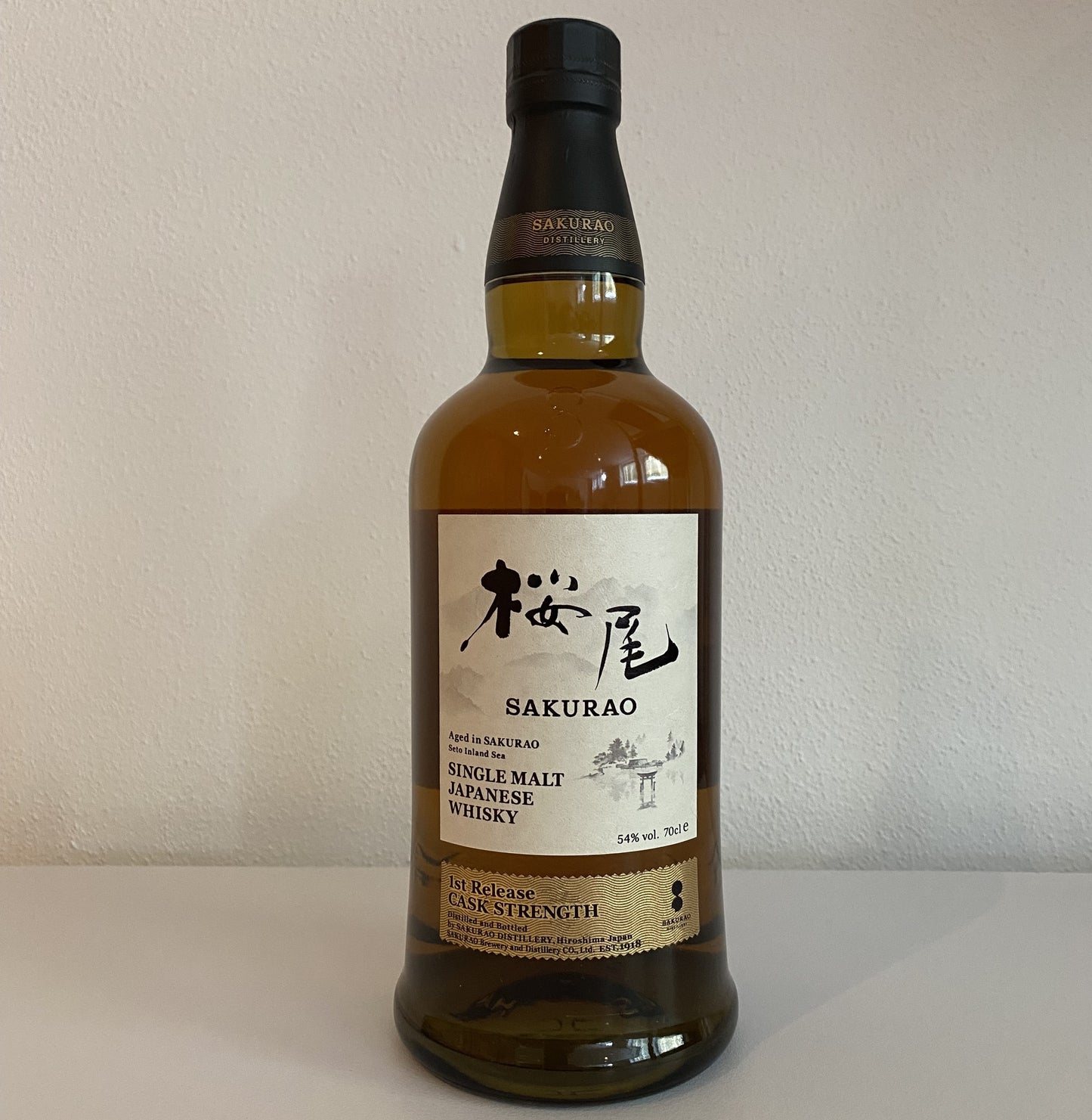 Sakurao 1st Release Cask Strength - Limited Edition - 54% vol. 0,7l