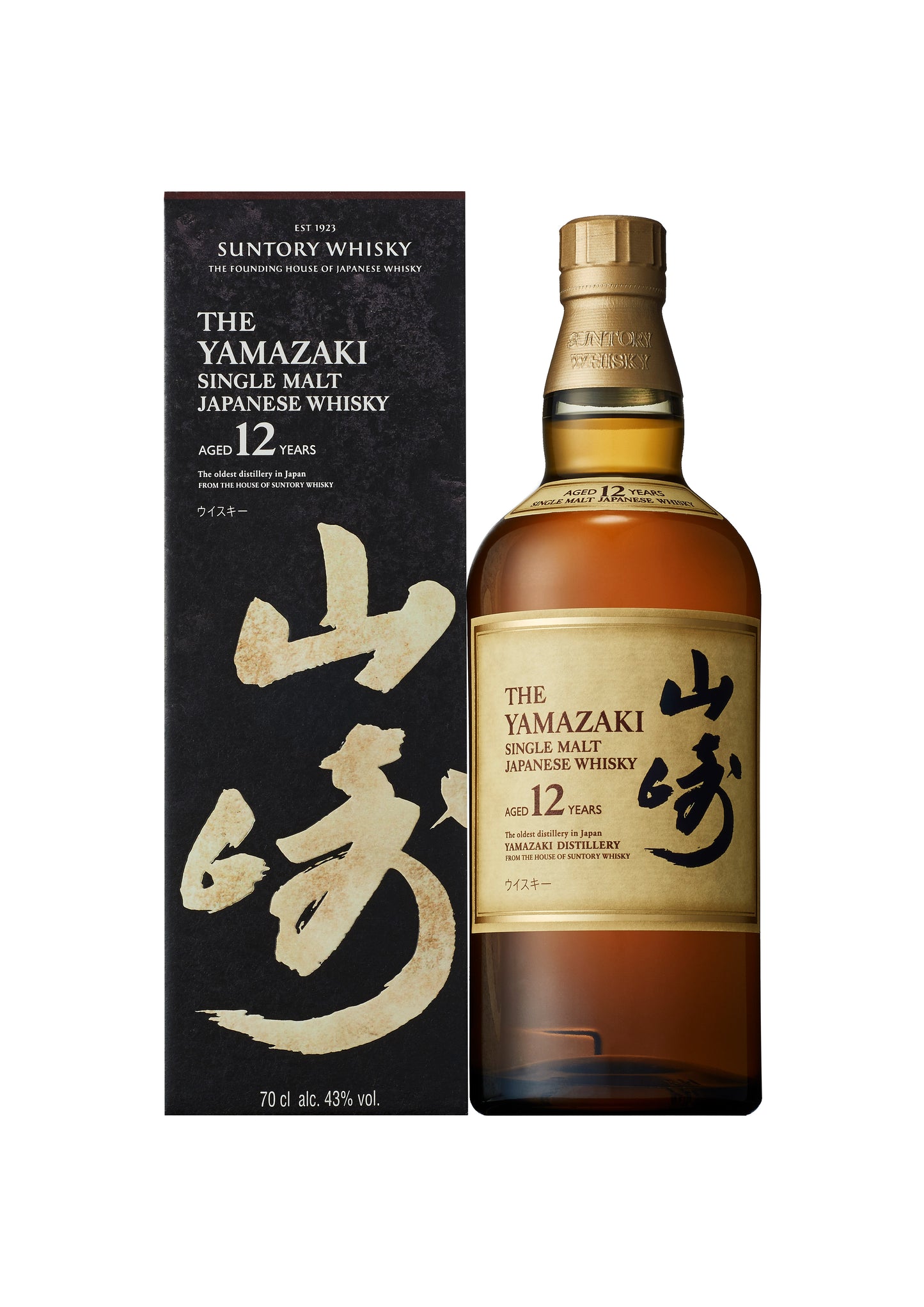 Yamazaki 12 years old 43% vol. 0,7l