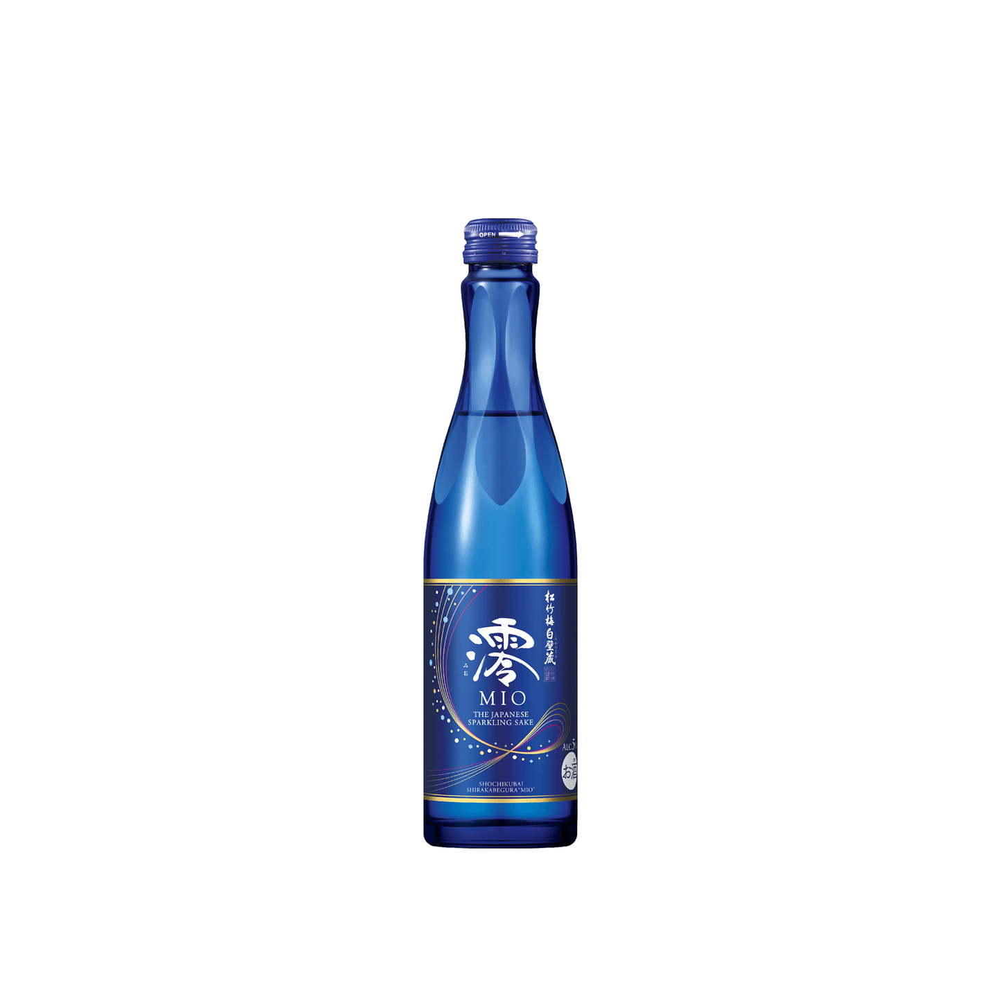 MIO スパークリング日本酒（日本産）– 微発泡 – 300ml・アルコール5%