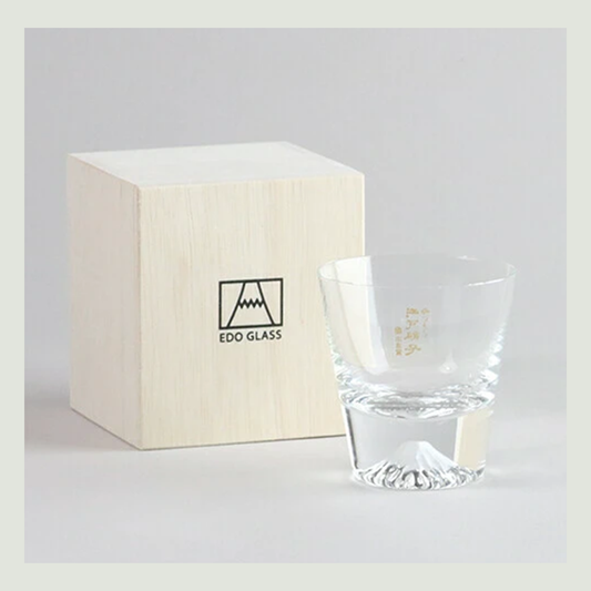 Whisky Glas Mount Fuji - Tajima Glass mit Geschenkbox